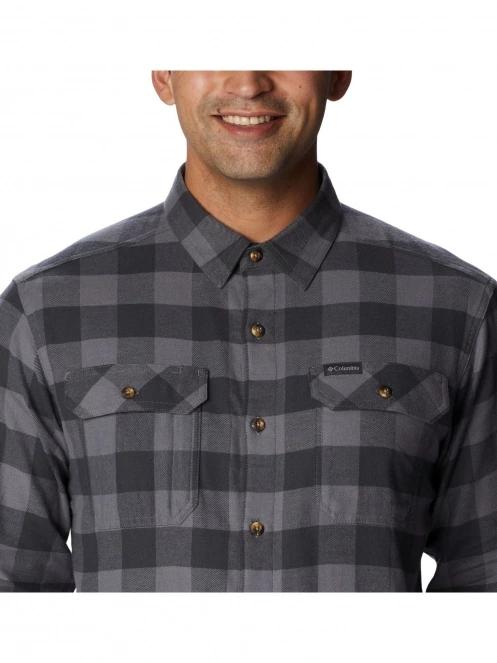 Columbia Flare Gun Stretch Flannel férfi hosszú ujjú ing szürke színben 5