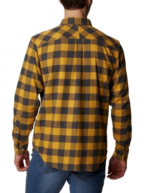 Columbia Flare Gun Stretch Flannel férfi hosszú ujjú ing sárga színben 4