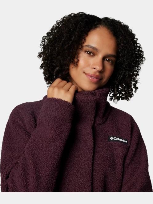 Columbia Panorama Long Jacket női átmeneti kabát piros színben 7