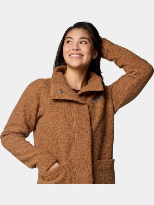 Columbia Panorama Long Jacket női átmeneti kabát barna színben 7