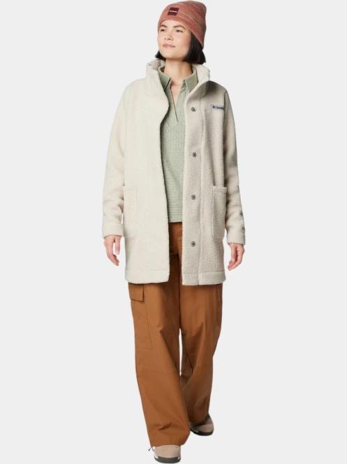 Columbia Panorama Long Jacket női átmeneti kabát homok színben 5