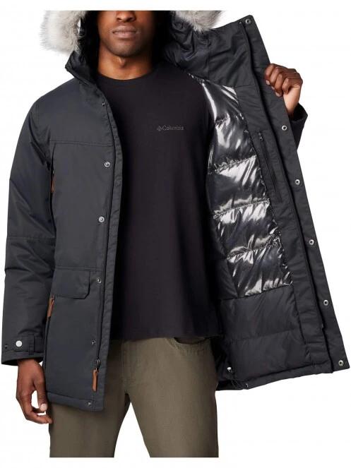 Columbia South Canyon Long Down Parka férfi télikabát fekete színben 3