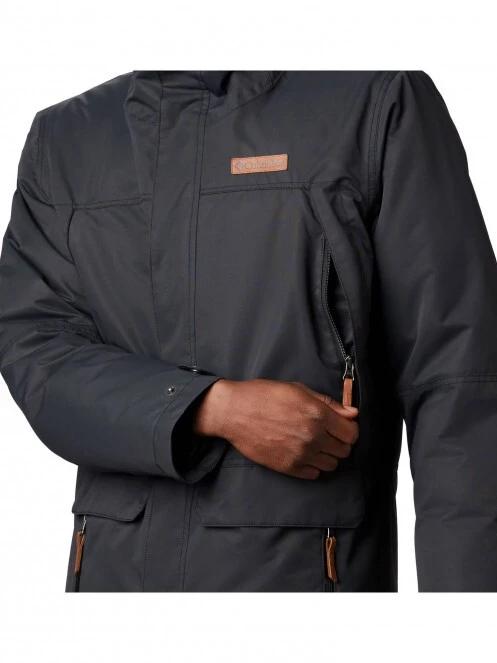 Columbia South Canyon Long Down Parka férfi télikabát fekete színben 5