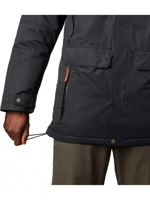 Columbia South Canyon Long Down Parka férfi télikabát fekete színben 6