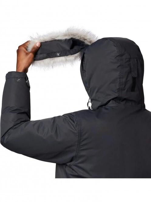 Columbia South Canyon Long Down Parka férfi télikabát fekete színben 7