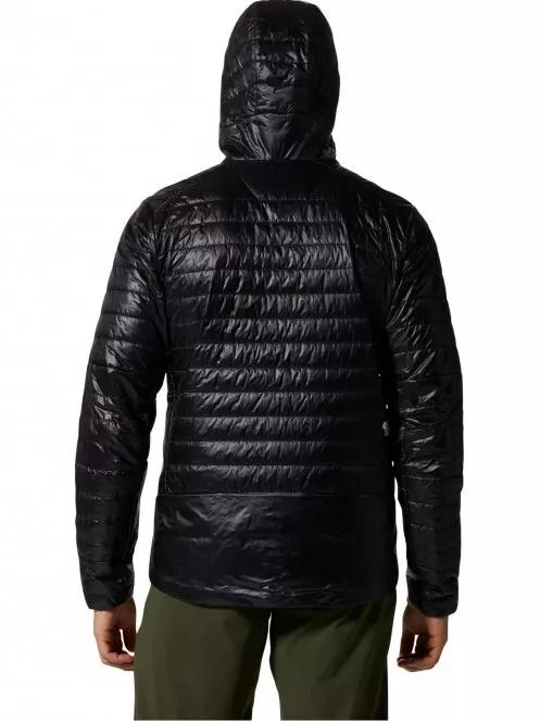 Mountain Hardwear Ghost Shadow Hoody férfi steppelt átmeneti kabát fekete színben 3