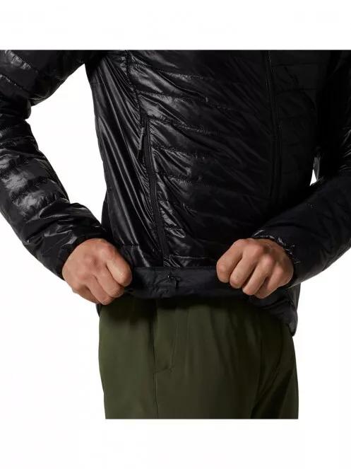 Mountain Hardwear Ghost Shadow Hoody férfi steppelt átmeneti kabát fekete színben 7