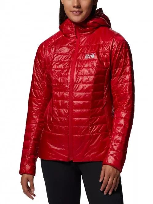 Mountain Hardwear Ghost Shadow Hoody női steppelt átmeneti kabát piros színben 2