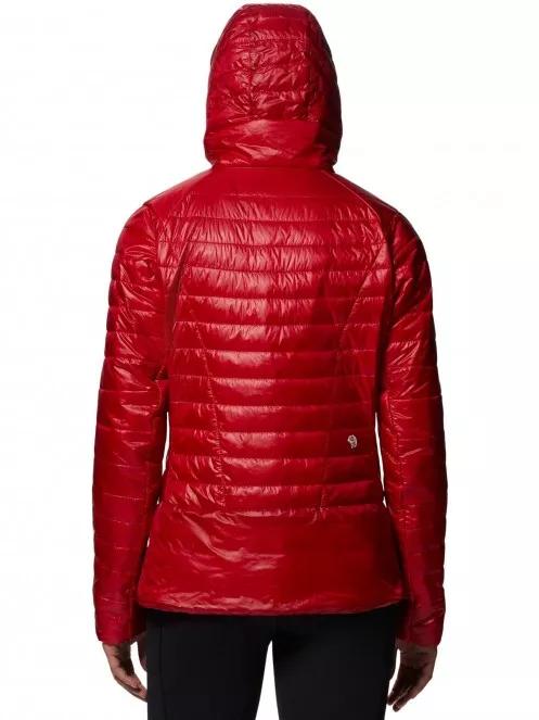 Mountain Hardwear Ghost Shadow Hoody női steppelt átmeneti kabát piros színben 3