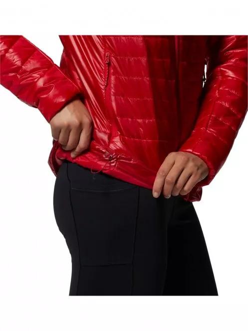 Mountain Hardwear Ghost Shadow Hoody női steppelt átmeneti kabát piros színben 8