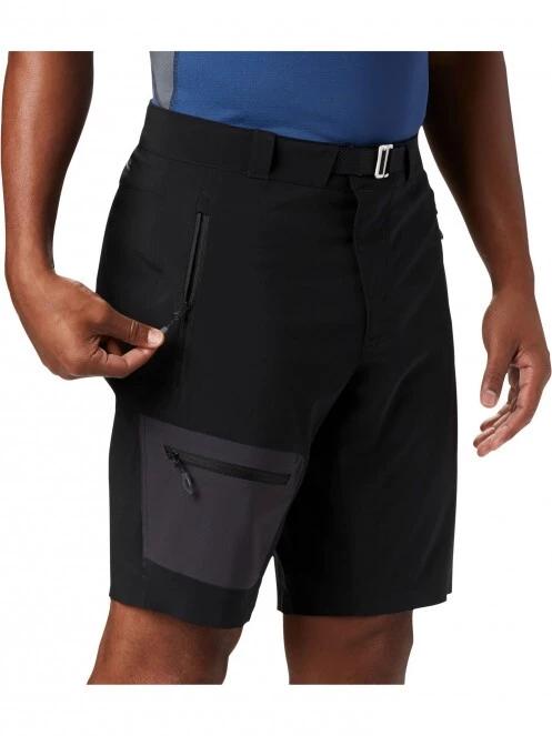 Columbia M Titan Pass Short férfi oldalzsebes rövidnadrág fekete színben 4