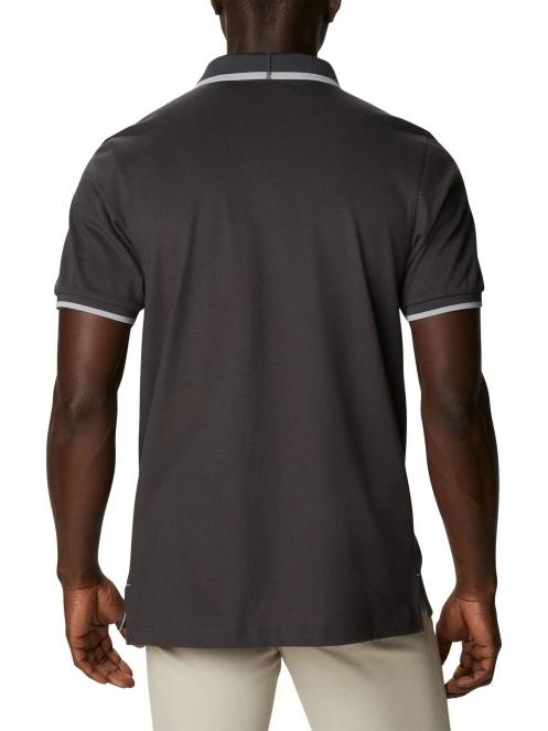 Columbia Cove Dome Butte Solid Pique Polo férfi galléros póló fekete színben 4