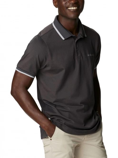 Columbia Cove Dome Butte Solid Pique Polo férfi galléros póló fekete színben 5