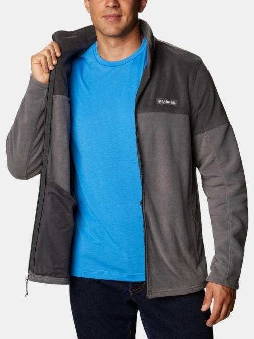 Columbia Basin Trail III Full Zip férfi polár pulóver szürke színben 5