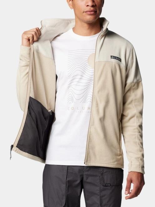 Columbia Basin Trail III Full Zip férfi polár pulóver homok színben 5