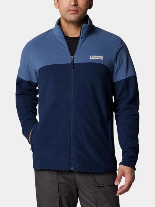 Columbia Basin Trail III Full Zip férfi polár pulóver kék színben 2