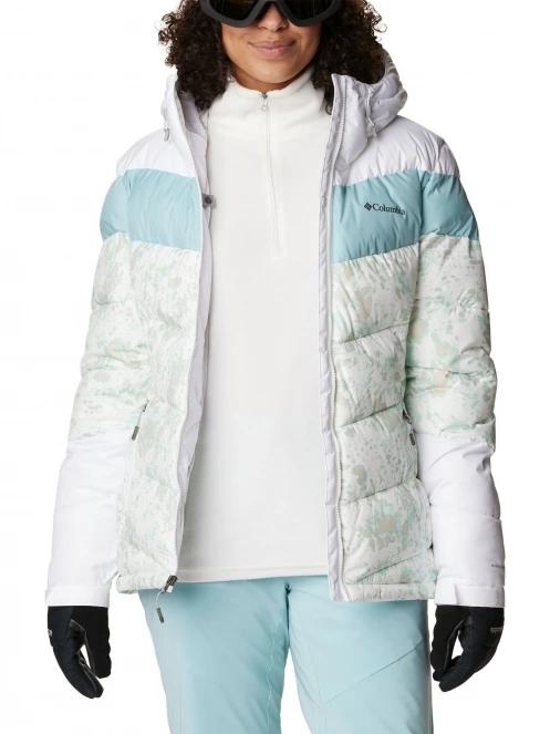 Columbia Abbott Peak Insulated Jacket női steppelt síkabát fehér színben 5