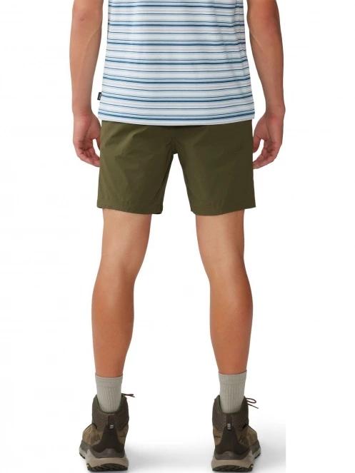 Mountain Hardwear Basin Trek Short férfi túra rövidnadrág zöld színben 4