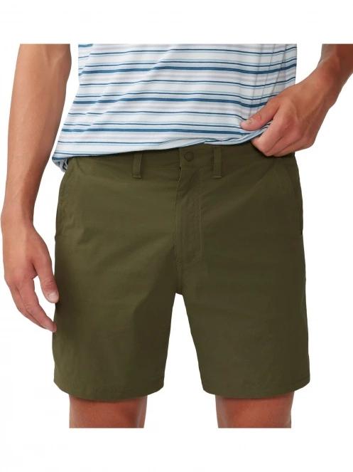 Mountain Hardwear Basin Trek Short férfi túra rövidnadrág zöld színben 6