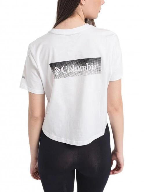 Columbia North Cascades Cropped Tee női rövid ujjú póló fehér színben 4