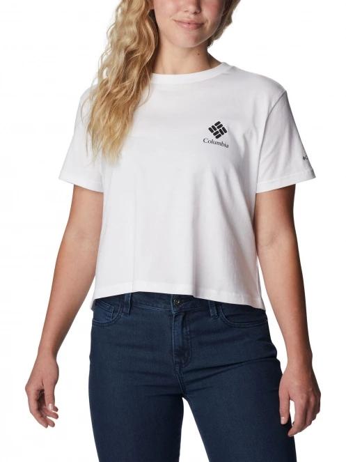 Columbia North Cascades Cropped Tee női crop top fehér színben 2