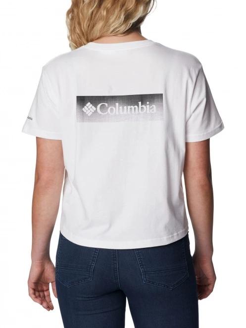 Columbia North Cascades Cropped Tee női crop top fehér színben 4