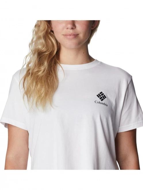 Columbia North Cascades Cropped Tee női crop top fehér színben 5