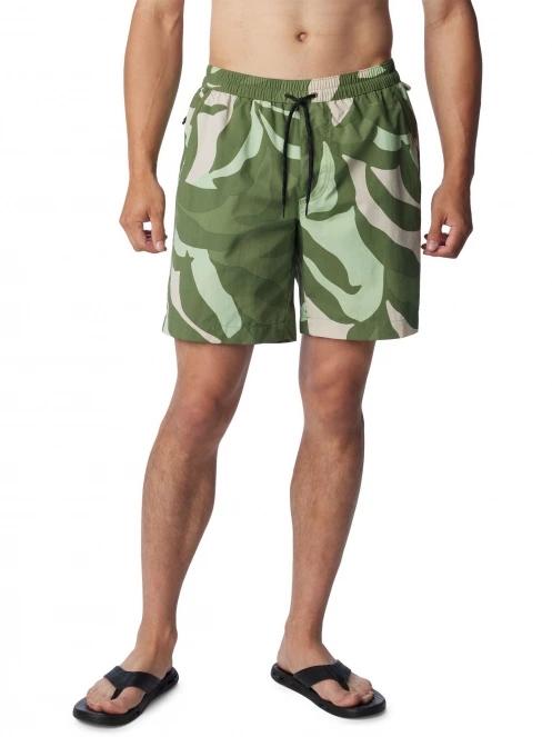 Columbia M Summerdry Short férfi beach short zöld színben 2
