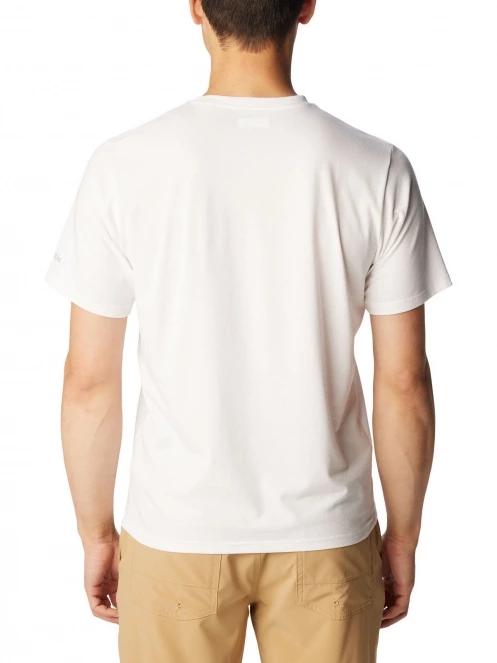 Columbia Men's Sun Trek Short Sleeve Graphic Tee férfi rövid ujjú sport póló fehér színben 4
