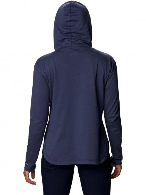 Columbia Sun Trek Hooded Pullover női kapucnis pulóver kék színben 4
