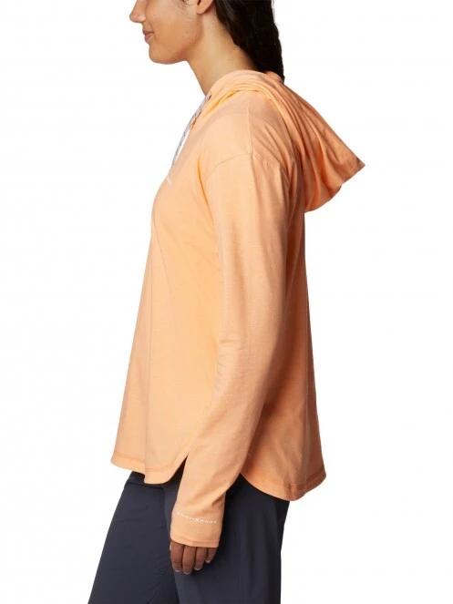 Columbia Sun Trek Hooded Pullover női kapucnis pulóver rózsaszín színben 3