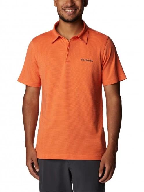 Columbia Sun Ridge Polo II férfi galléros póló narancssárga színben 2