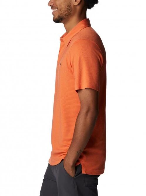 Columbia Sun Ridge Polo II férfi galléros póló narancssárga színben 3