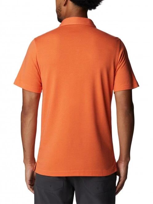 Columbia Sun Ridge Polo II férfi galléros póló narancssárga színben 4