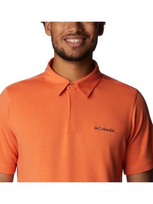 Columbia Sun Ridge Polo II férfi galléros póló narancssárga színben 5