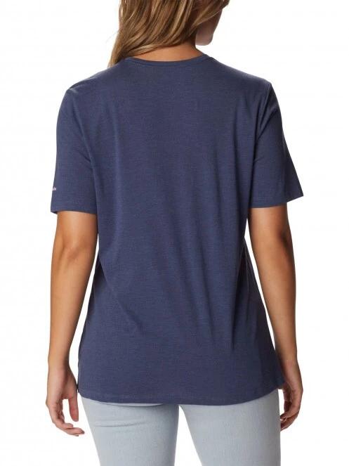 Columbia Bluebird Day Relaxed Crew Neck női rövid ujjú póló kék színben 4