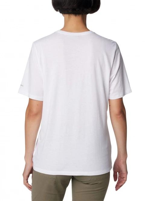 Columbia Bluebird Day Relaxed Crew Neck női rövid ujjú póló fehér színben 4