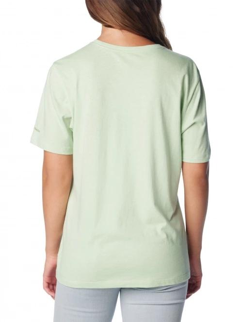 Columbia Bluebird Day Relaxed Crew Neck női rövid ujjú póló zöld színben 4