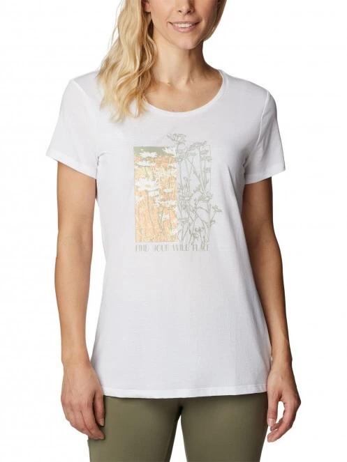Columbia Daisy Days SS Graphic Tee női rövid ujjú póló fehér színben 2
