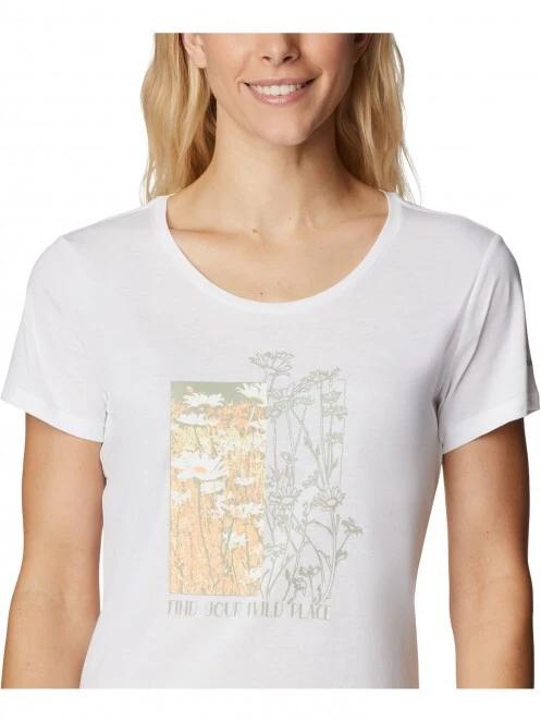 Columbia Daisy Days SS Graphic Tee női rövid ujjú póló fehér színben 5