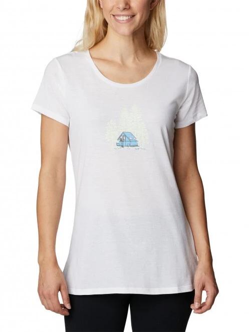 Columbia Daisy Days SS Graphic Tee női rövid ujjú póló fehér színben 2