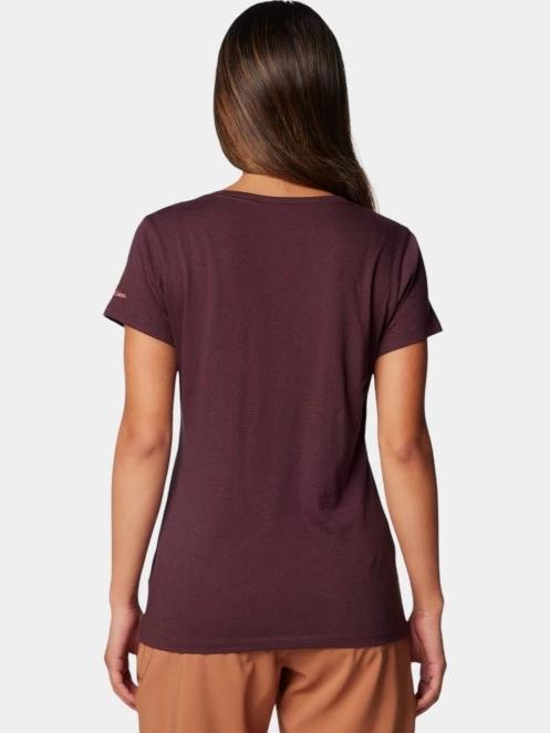 Columbia Daisy Days Short Sleeve Graphic Tee női rövid ujjú póló piros színben 4
