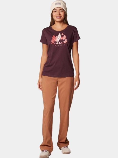 Columbia Daisy Days Short Sleeve Graphic Tee női rövid ujjú póló piros színben 5