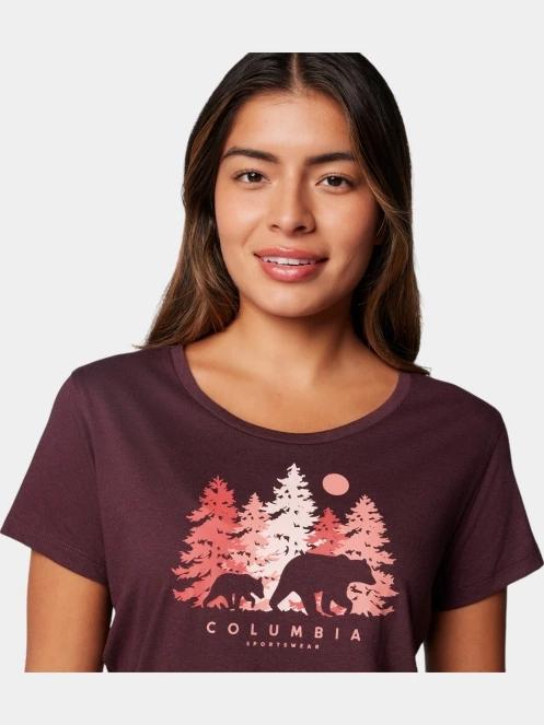 Columbia Daisy Days Short Sleeve Graphic Tee női rövid ujjú póló piros színben 6