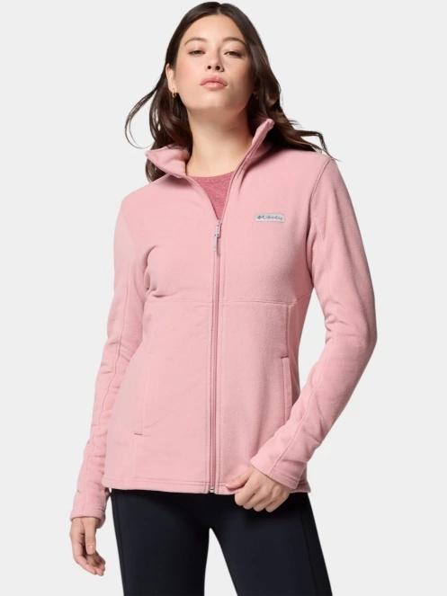 Columbia Basin Trail III Full Zip női polár pulóver rózsaszín színben 2