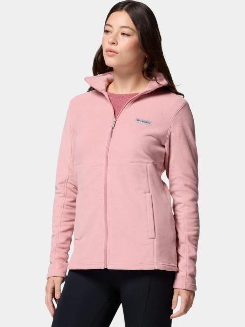 Columbia Basin Trail III Full Zip női polár pulóver rózsaszín színben 3