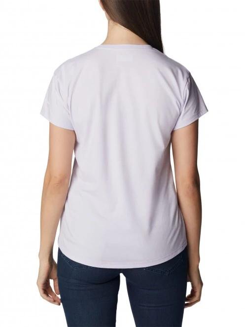 Columbia Sun Trek SS Tee női rövid ujjú póló lila színben 4