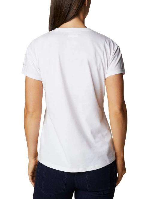 Columbia Sun Trek Short Sleeve Tee női rövid ujjú sport póló fehér színben 4