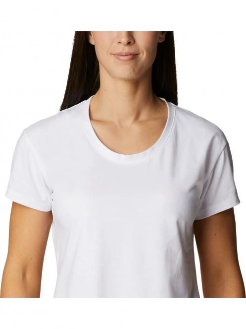 Columbia Sun Trek Short Sleeve Tee női rövid ujjú sport póló fehér színben 6