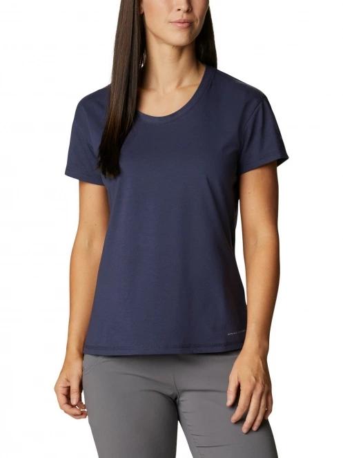 Columbia Sun Trek Short Sleeve Tee női rövid ujjú sport póló kék színben 2